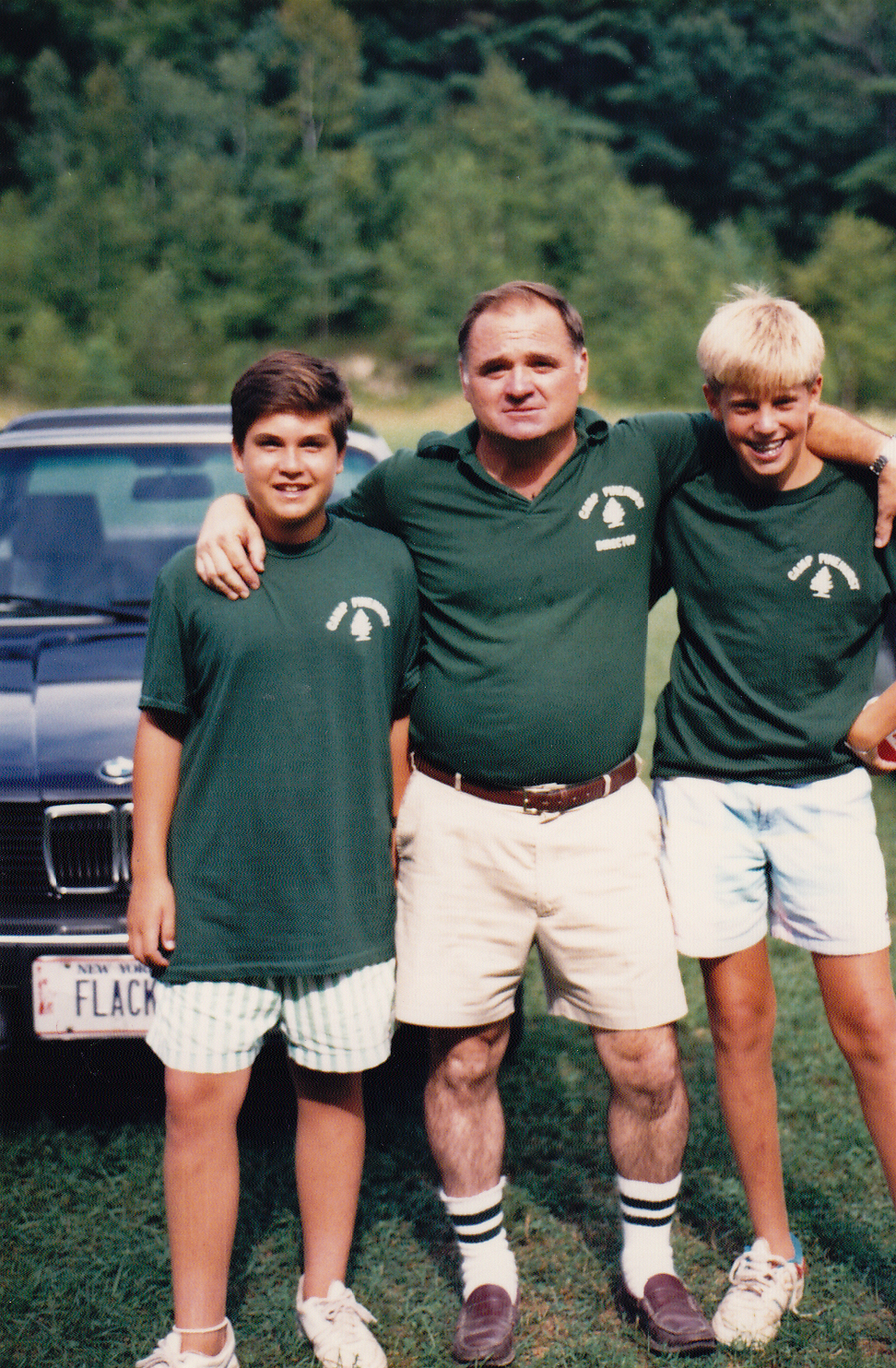 John Curtis with Rob Russo and friend, 1988